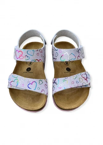 Select Heart ergonomic sandals for girls in cork and natural leather_103910