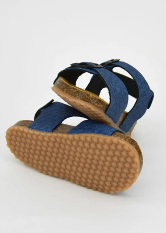 Pixel Ships sandals for children first steps in cork and natural leather_104321