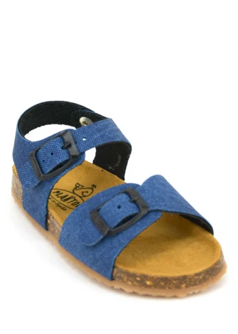 Pixel Ships sandals for children first steps in cork and natural leather_104322