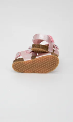 Petra Lumier sandals for children first steps in cork and natural leather_104010