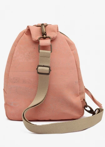 One shoulder backpack in natural cork_104149