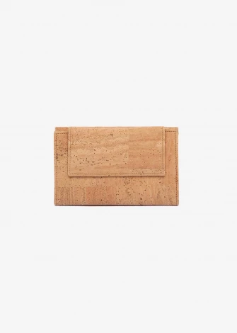 Women's Wallet and Card Case in Natural Cork_104254