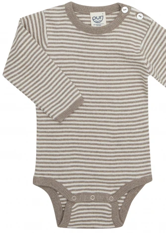 Organic Cotton and Silk long sleeve Baby Bodysuit_104946