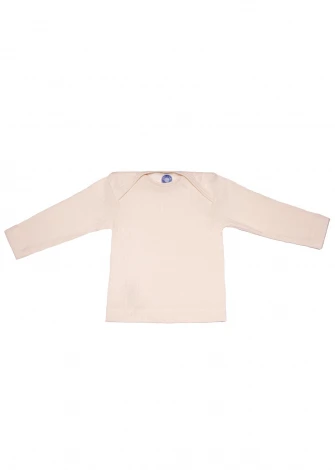 Baby long-sleeved jumper in wool, organic cotton and silk_105101