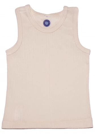 Children's vest in wool, organic cotton and silk_105128