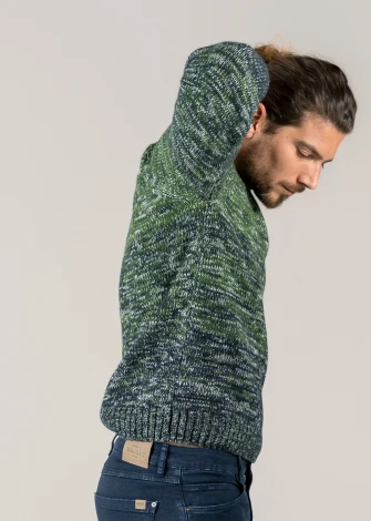 Men's PASCAL jumper in wool and organic cotton_105498