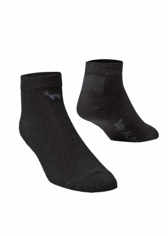 Premium black unisex alpaca socks_106133