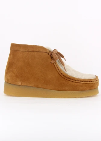 Wallabee Wonka women's shoes in natural leather_106265