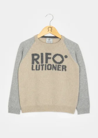 Rifolutioner Children's Sweater in Regenerated Cashmere_107205