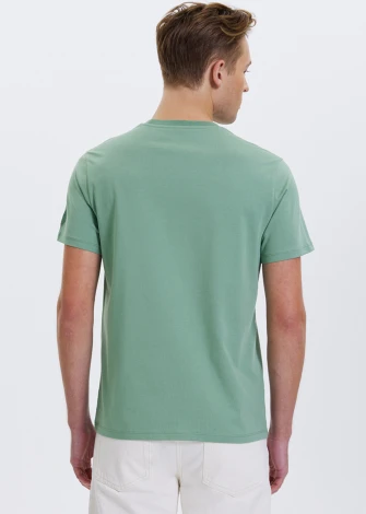 Meet Green T-shirt for men in pure organic cotton_107426