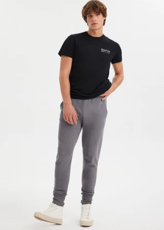 Pantaloni jogger Core Grey da uomo in puro cotone organico_107470
