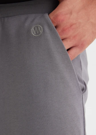 Men's Core Grey jogger trousers in pure organic cotton_107472