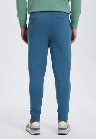 Pantaloni jogger Core Blue da uomo in puro cotone organico_108464