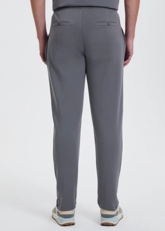 Men's Core Grey tracksuit trousers in pure organic cotton_107488