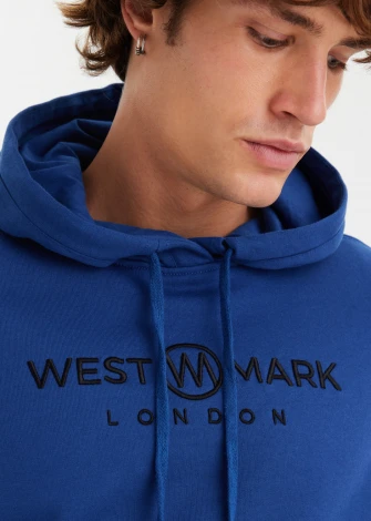 Men's Westmark Blue sweatshirt in pure organic cotton_107552