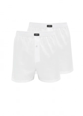 Marco White 2 pcs men's boxer shorts in organic cotton_107577