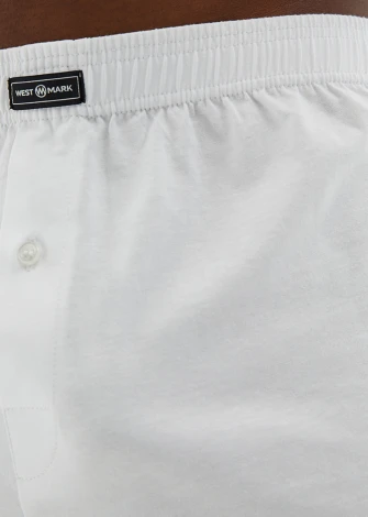 Marco White 2 pcs men's boxer shorts in organic cotton_107580