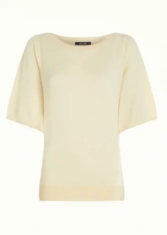 Top Club Cream T-shirt in organic cotton_108440