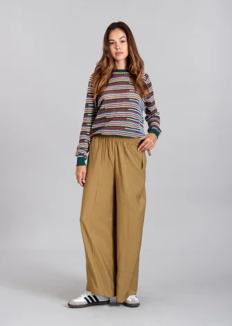 Marie women's trousers in viscose EcoVero™ - Khaki_110565