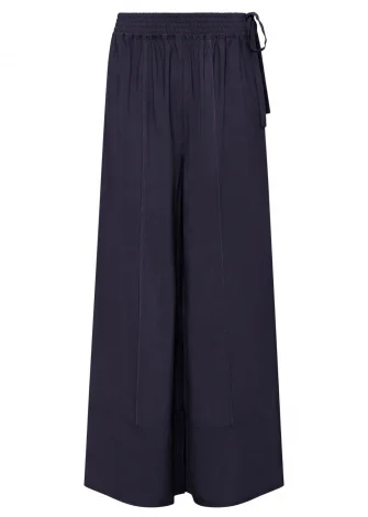 Marie women's trousers in viscose EcoVero™ - Navy_108827