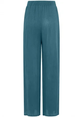 Pantaloni Blu Bermuda in EcoVero™_108974