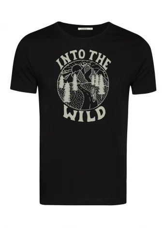 T-shirt Wild Bike da uomo in puro Cotone Biologico Organico_109051