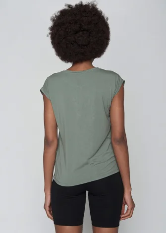 Women's Sunset Palms T-shirt in Ecovero™_109054