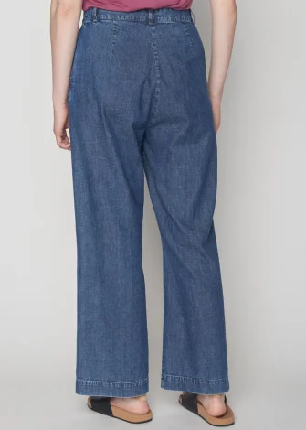 Women's Denim Dawm trousers in organic cotton_109070