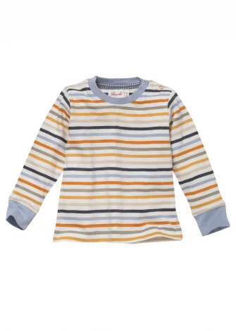 Children's striped jersey in pure organic cotton_109233