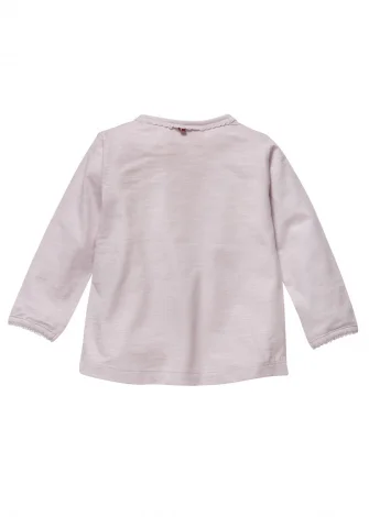 Girl's Birdie long sleeve shirt in pure organic cotton_109396