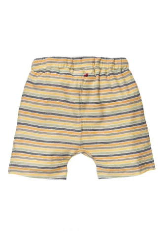 Children's striped shorts in pure organic cotton_109404