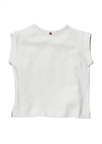 T-shirt Cuore per bambina in puro cotone biologico_109410