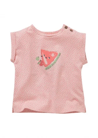 Girl's Watermelon T-shirt in pure organic cotton_109411