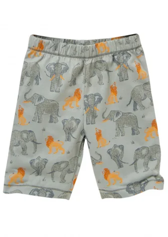 Elephant summer pyjamas for children in pure organic cotton_109378