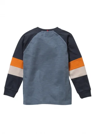 Colorblock T-shirt for children in pure organic cotton_109324