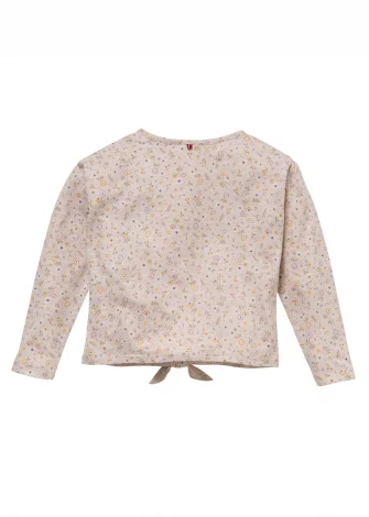 Flower knit for girl in pure organic cotton_109430