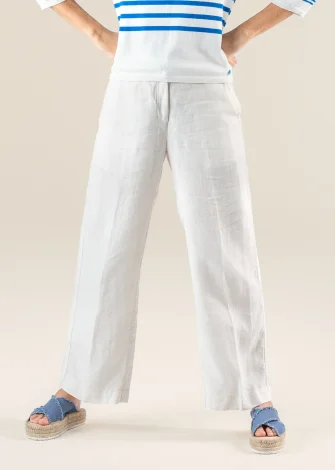 Women's Ophelia trousers in natural linen_109732