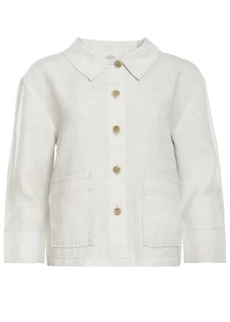 Natural linen ladies' Onyx jacket_109742