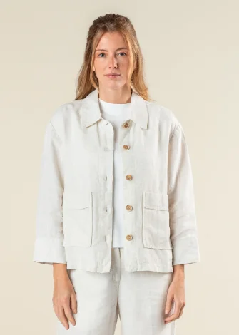 Natural linen ladies' Onyx jacket_109744