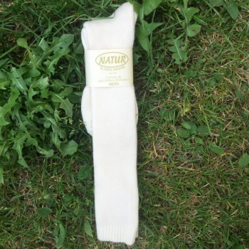 Knee high socks in organic cotton terry_43179