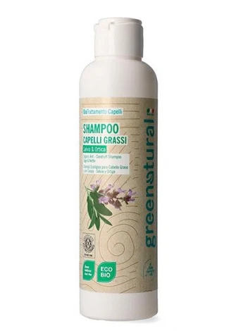 Shampoo for oily and dandruff hair with organic Sage and Nettle - 250ml_104112