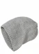 Disana children's long cap in organic merinos wool - Gray