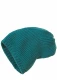 Disana children's long cap in organic merinos wool - Pacific