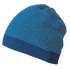 Disana children's cap in organic merinos wool - Melange blue