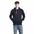 Unisex raglan sleeve hoodie in organic cotton - Navy