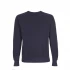 Men's raglan sweatshirt in organic cotton - Navy