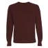 Men's raglan sweatshirt in organic cotton - Burgundy/Bordeaux