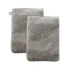Organic cotton bath gloves - 2 pieces - Beige