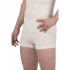 Shorts in bamboo and castor-oil - White