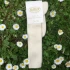 Knee-high thin socks in organic cotton - Natural white